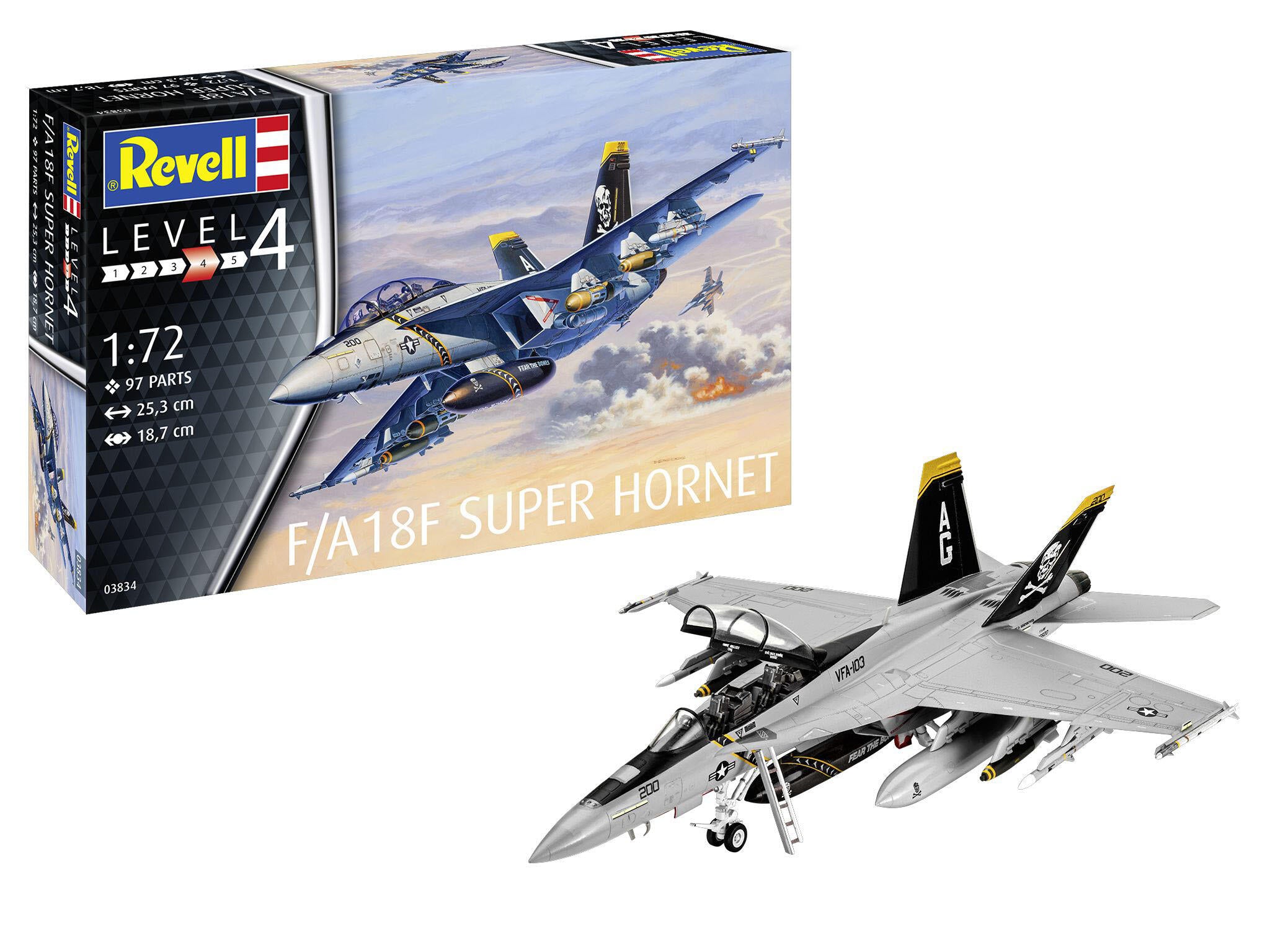 Revell 03834 - 1/72 F/A-18F Super Hornet
