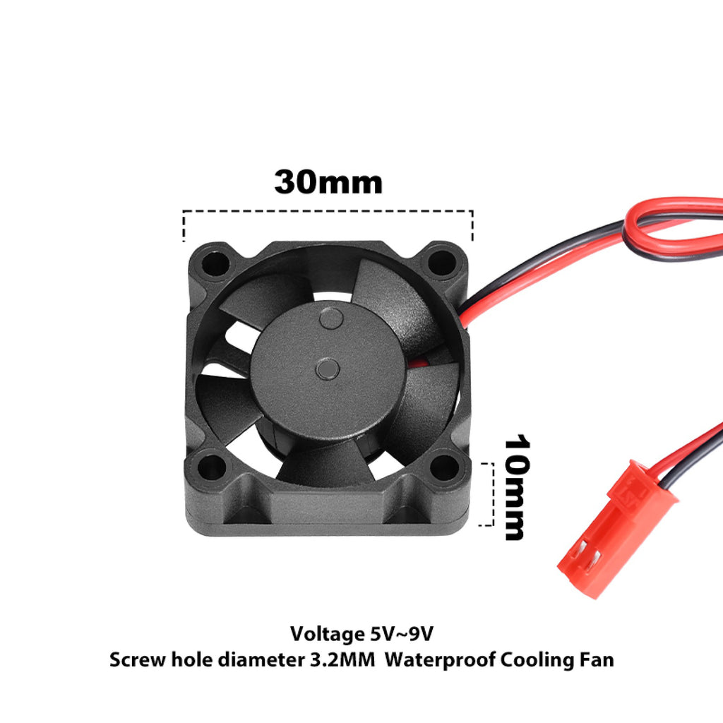 GPM FAN3010A-BK - PLASTIC COOLING FAN 30X10MM