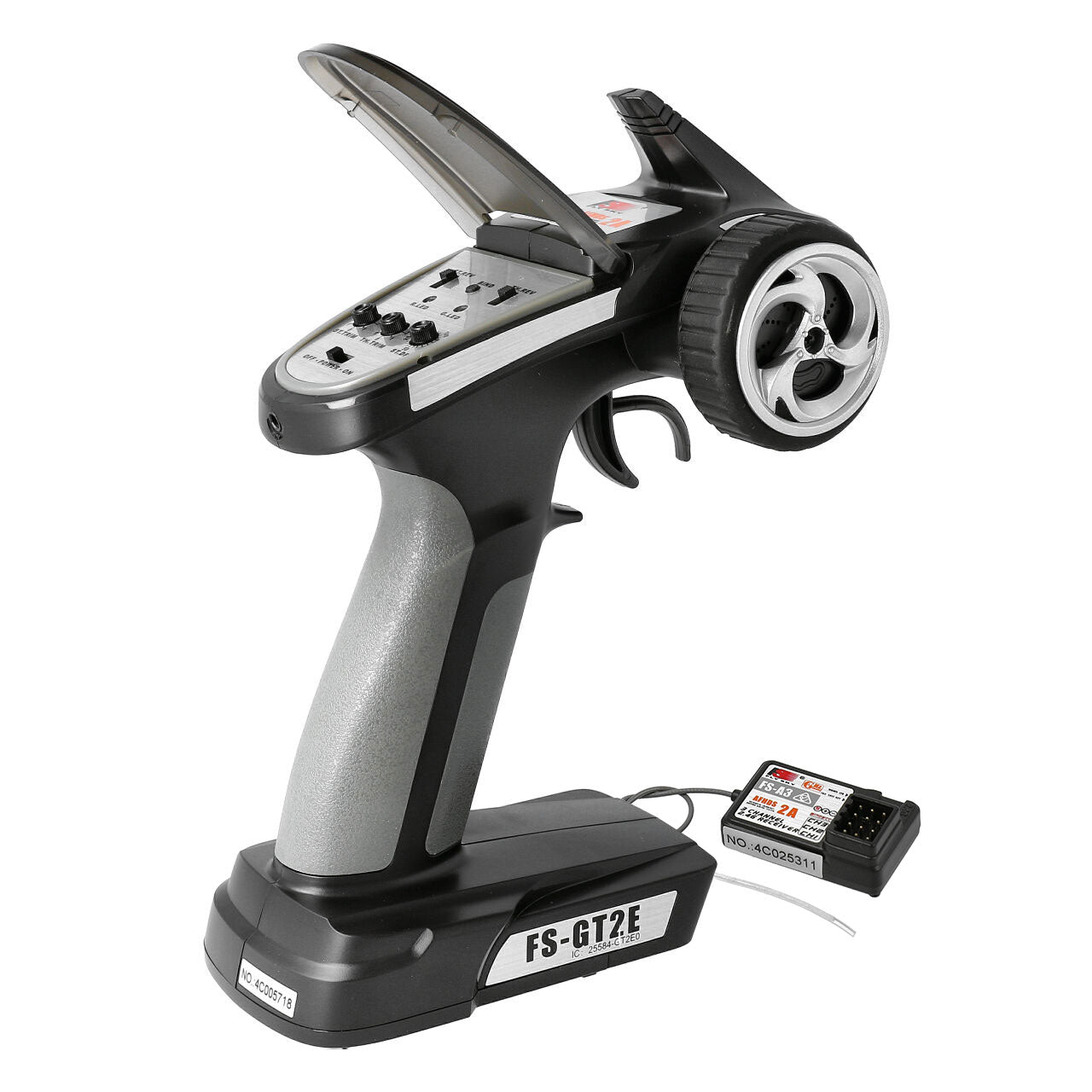 Flysky FS-GT2E Zender 2-Kanaals incl. 1 ontvanger