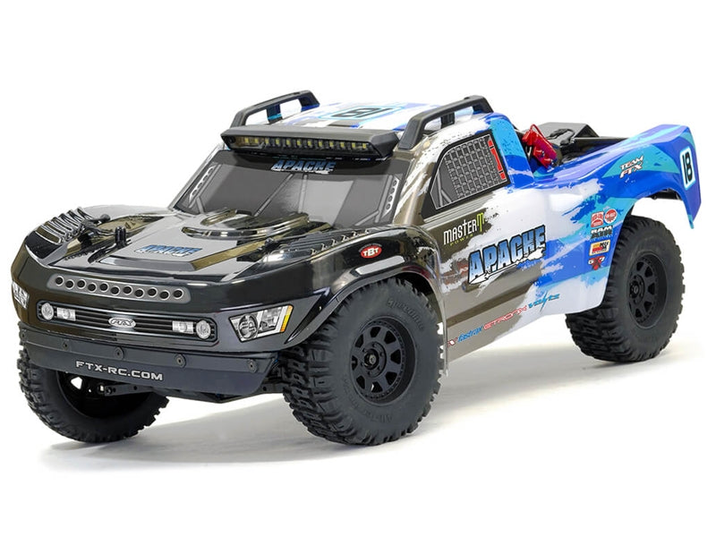 FTX Apache 1/10 Brushless Trophy Truck RTR – Blauw (incl 3s accu & lader)