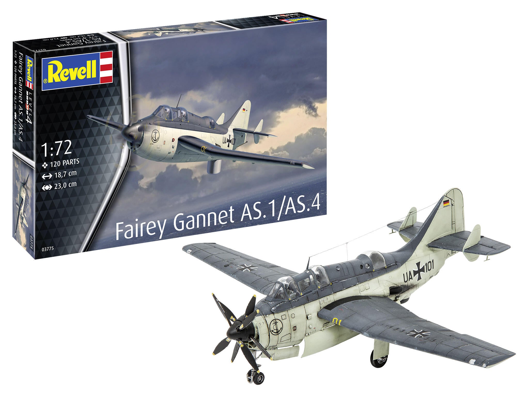 Revell 03775 - 1/72 Fairey Gannet AS.1/AS.4 Revell modelbouwpakket