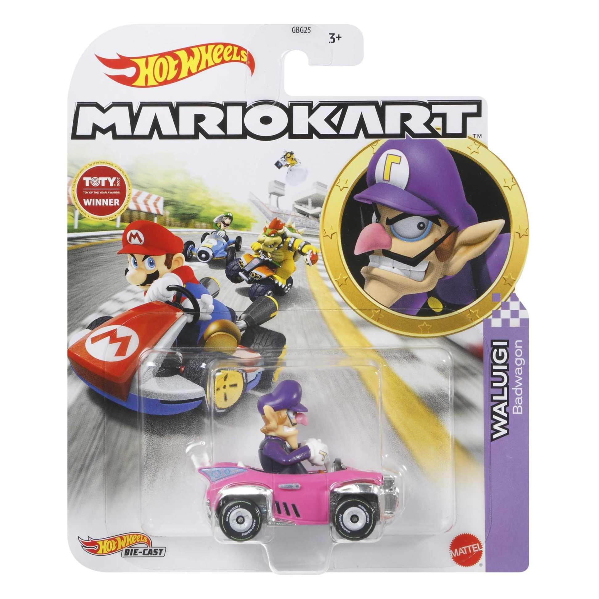 Hot Wheels Mario Kart - Waliuigi Badwagon