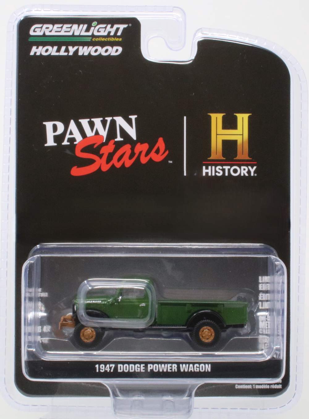Greenlight Hollywood 42 - Pawn Stars (2009 Current TV Series) 1947 Dodge Power Wagon, green