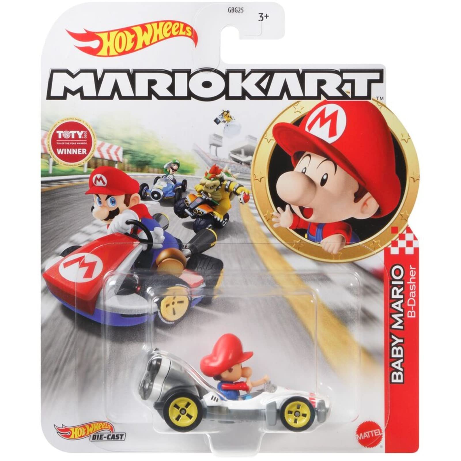 Hot Wheels Mario Kart - Baby Mario (B-Dasher)