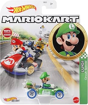 Hot Wheels Mario Kart - Luigi Circuit Special