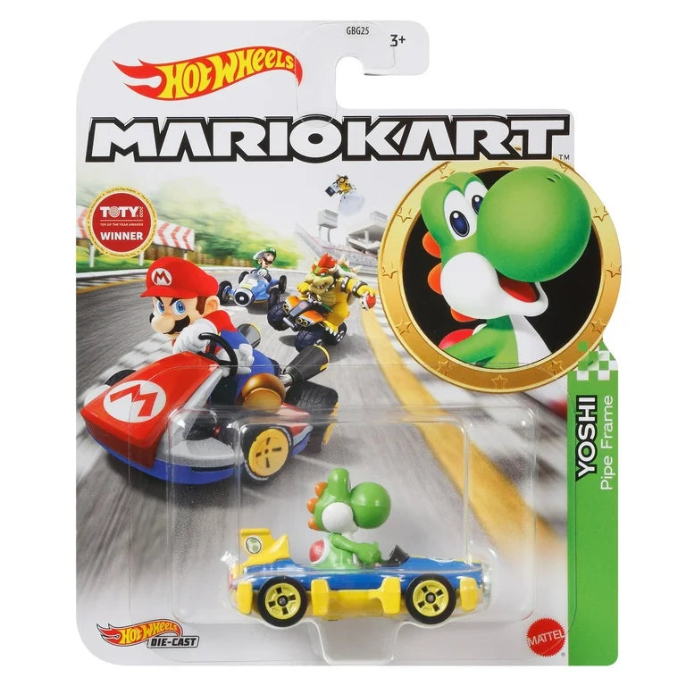 Hot Wheels Mario Kart - Yoshi (Pipe Frame)