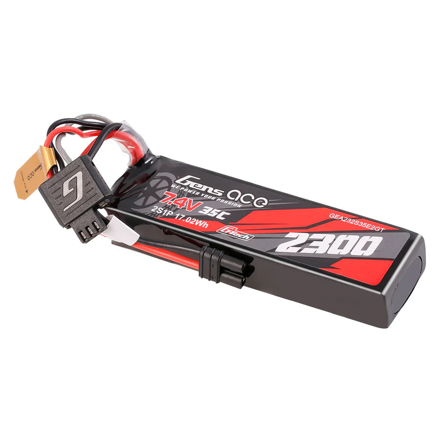 Gens Ace - 2s 7.4V 2300mah 35C Semi Soft Case Lipo - iEC2 (voor Arrma Grom)