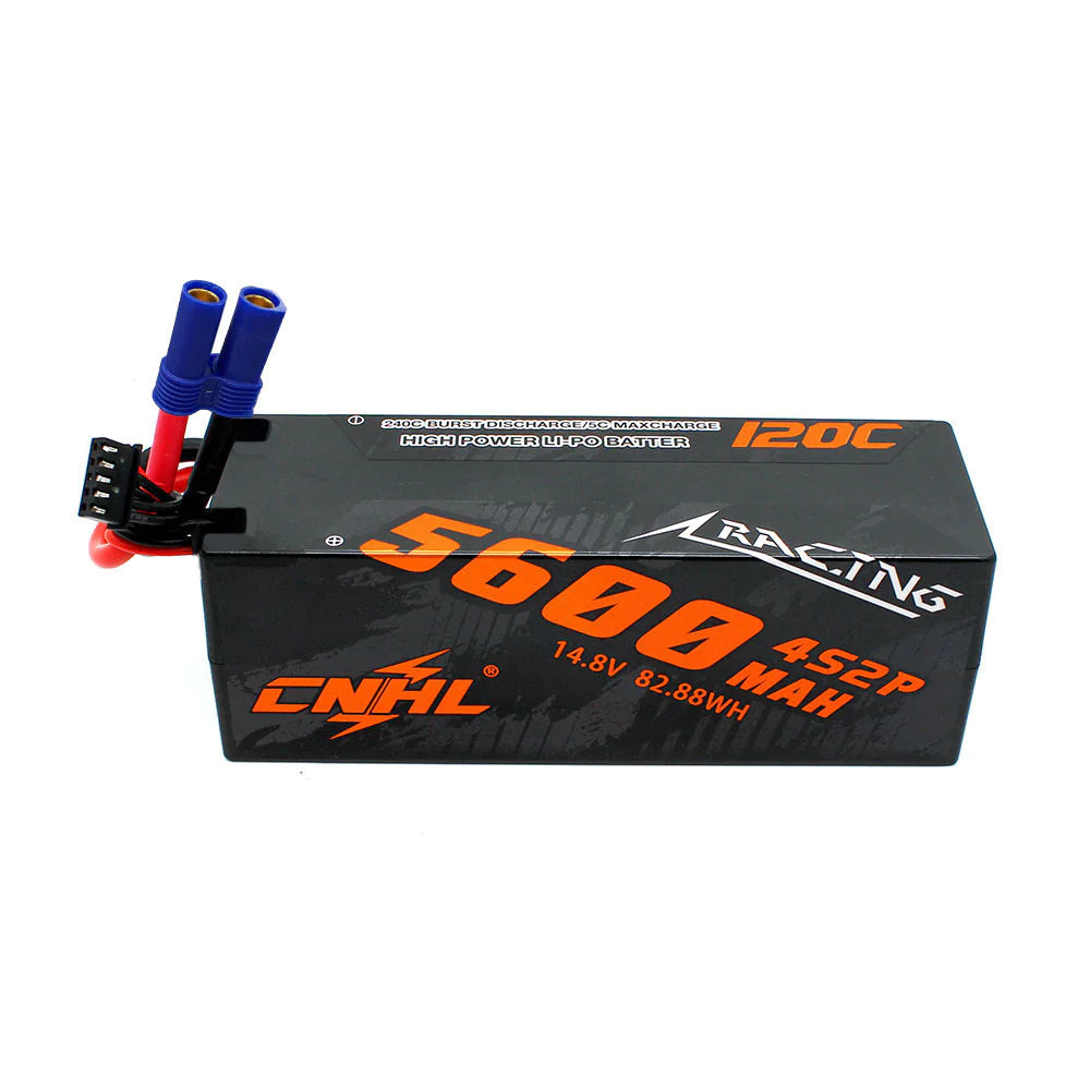 CNHL 5600mAh 14.8V 4S-120C Lipo Batterij - EC5