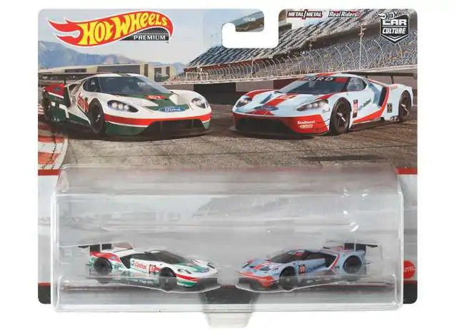 Hot Wheels Car Culture 2-Pack - '16 Ford GT Race Duo Pack