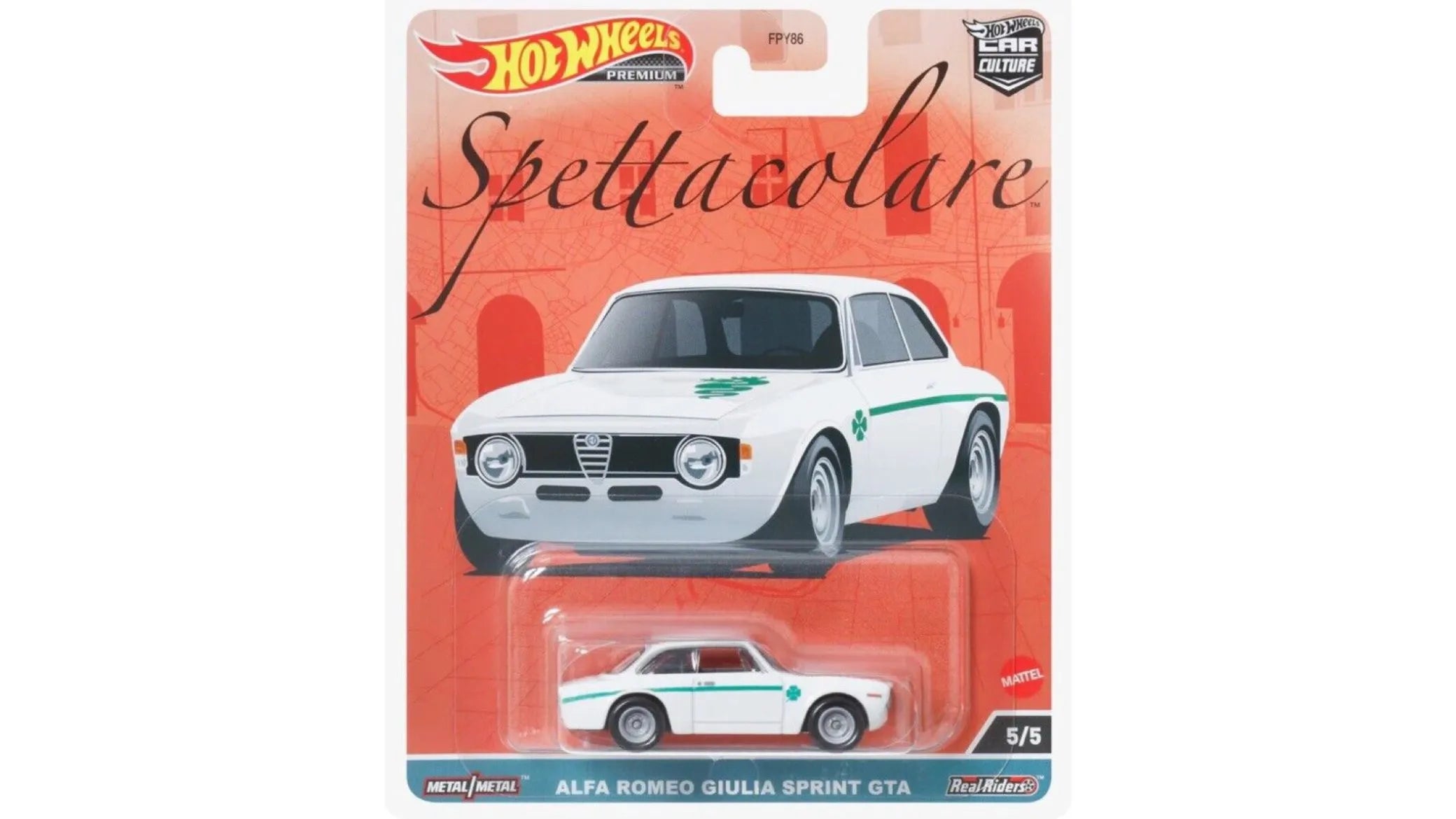 Hot Wheels Premium Car Culture Spettacolare -Alfa Romeo Giulia Sprint GTA (5/5)