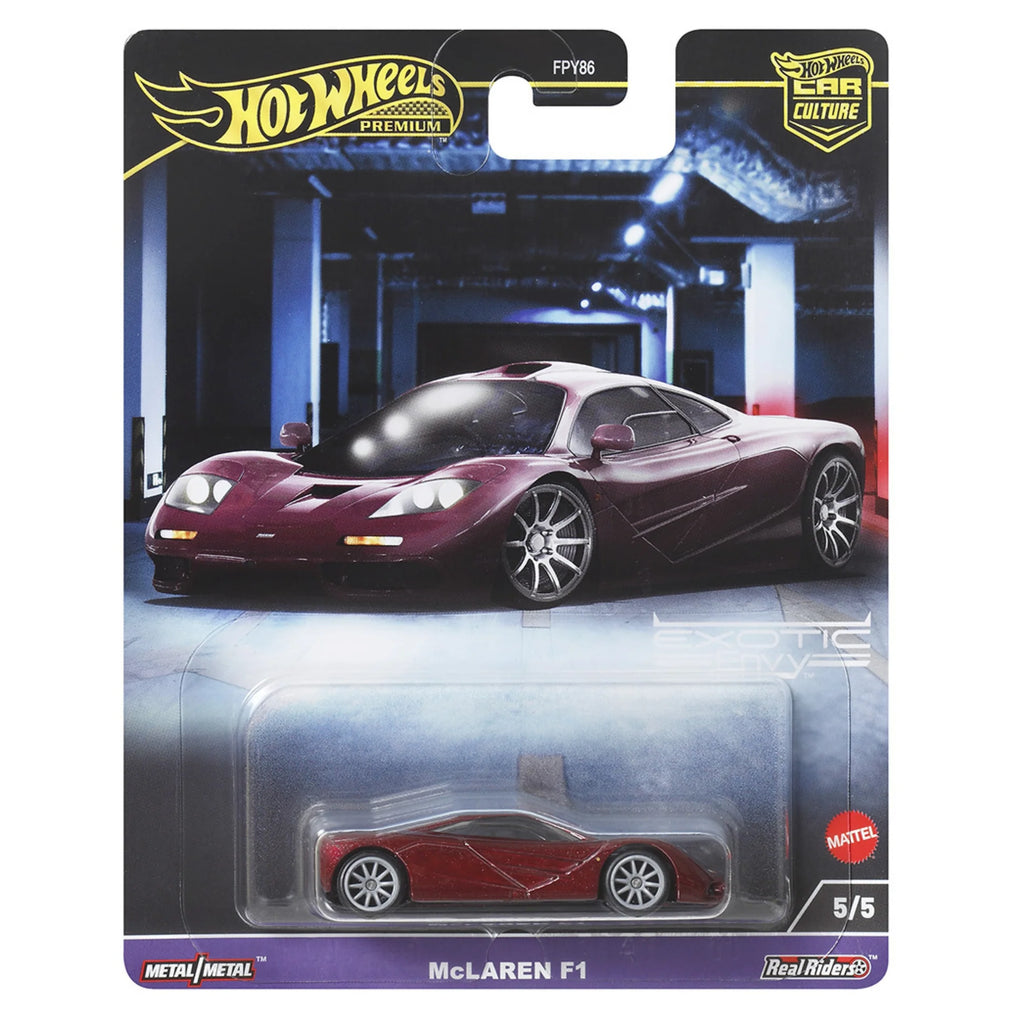 Hot Wheels Premium Car Culture Exotic Envy - McLaren F1 (5/5)