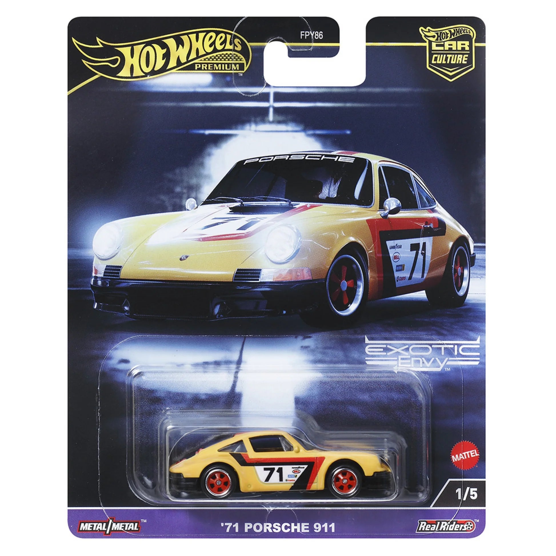 Hot Wheels Premium Car Culture Exotic Envy - '71 Porsche 911 (1/5)