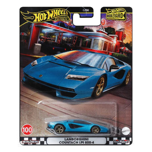 Hot Wheels Premium Boulevard 100 - Lamborghini Countach LPI 800-4