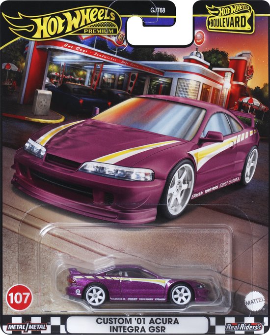 Hot Wheels Premium Boulevard 107 - Custom '01 Acura Integra GSR