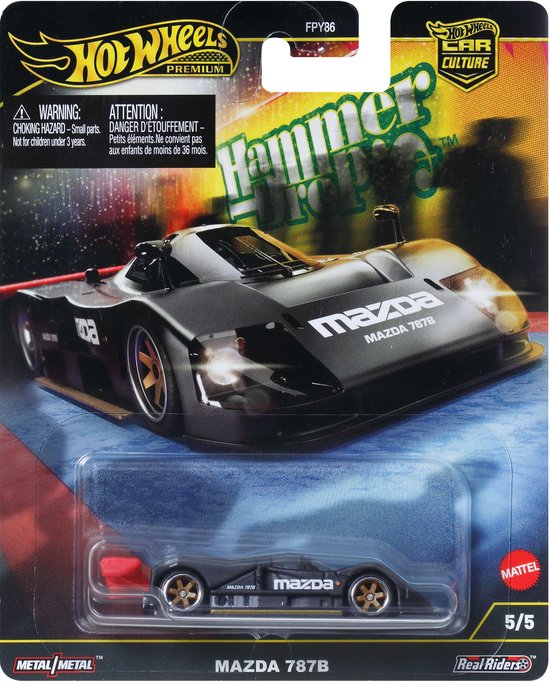 Hot Wheels Premium Car Culture "Hammer Drop" - Mazda 787B (5/5)