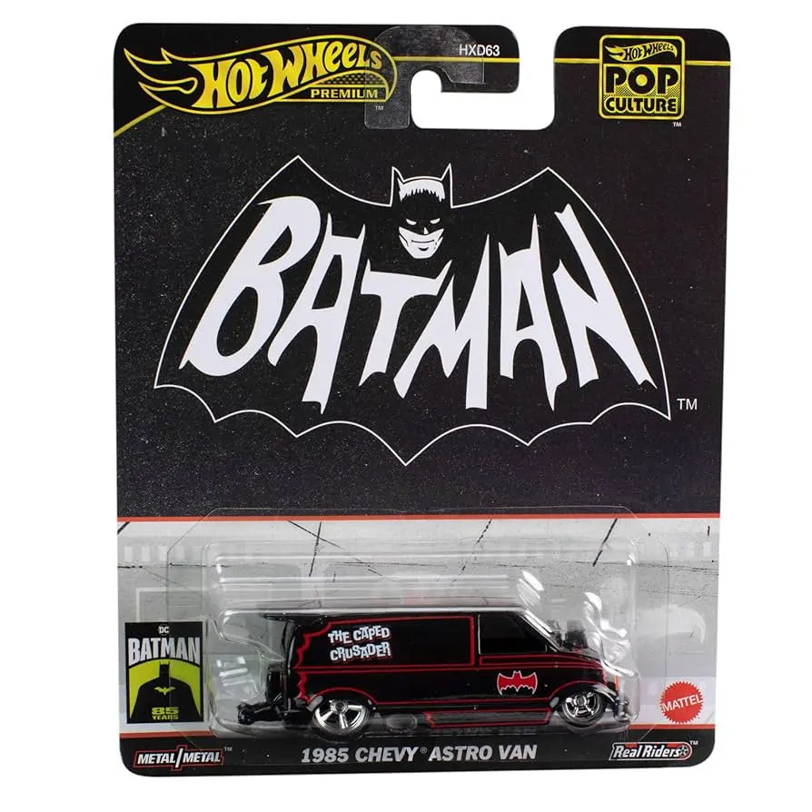 Hot Wheels Premium Pop Culture - Batman 1985 Chevy Astro Van