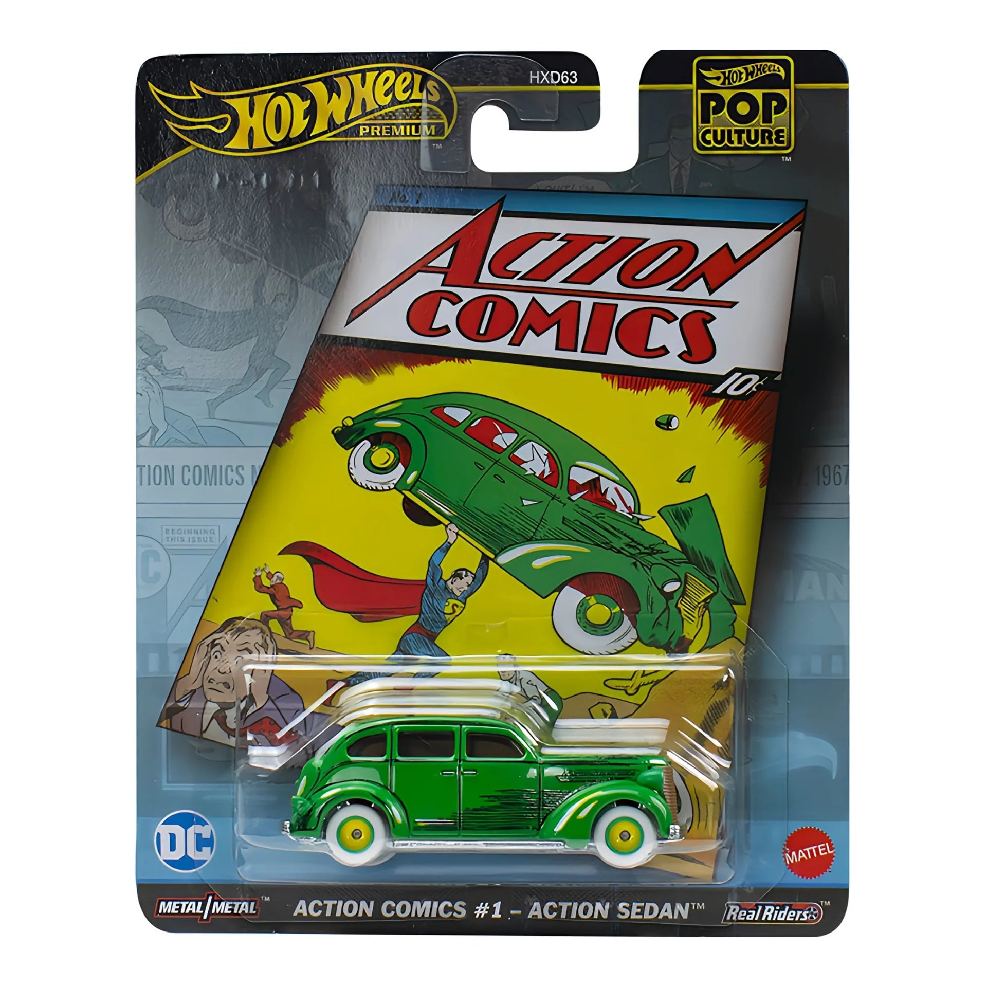 Hot Wheels Premium Pop Culture - Action Comics #1 - Action Sedan / Berline
