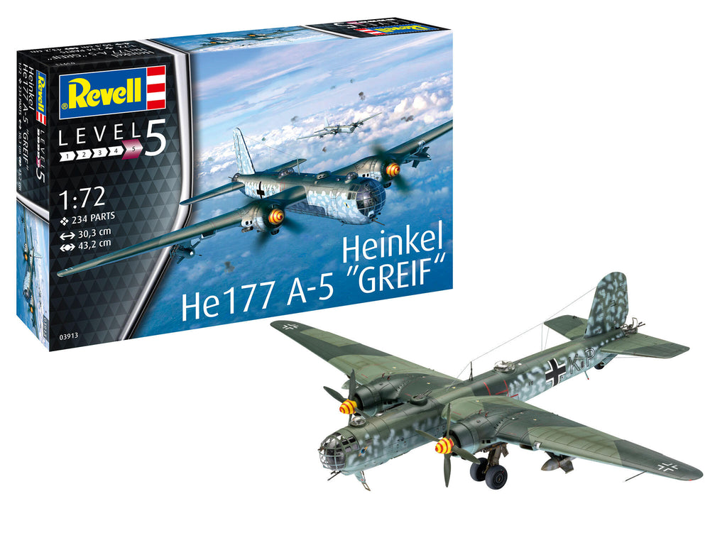 Revell 03913 - Heinkel He177 A-5 "Greif" Revell modelbouwpakket