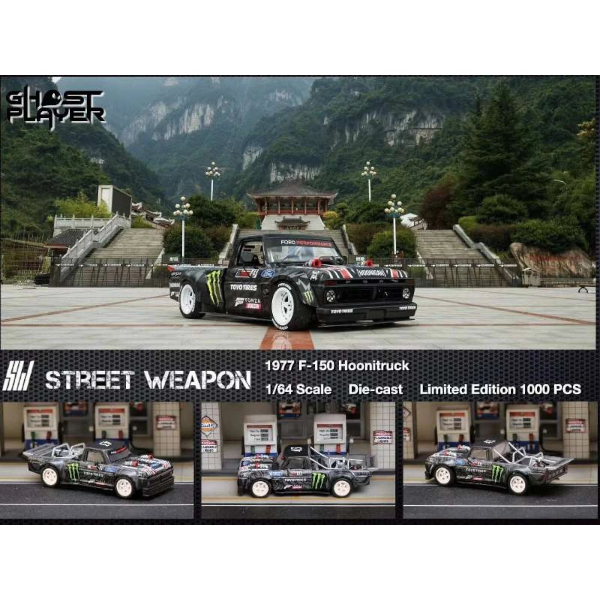 Street Weapon 216 - Ford F-150 Hoonigan *Monster*, black/green