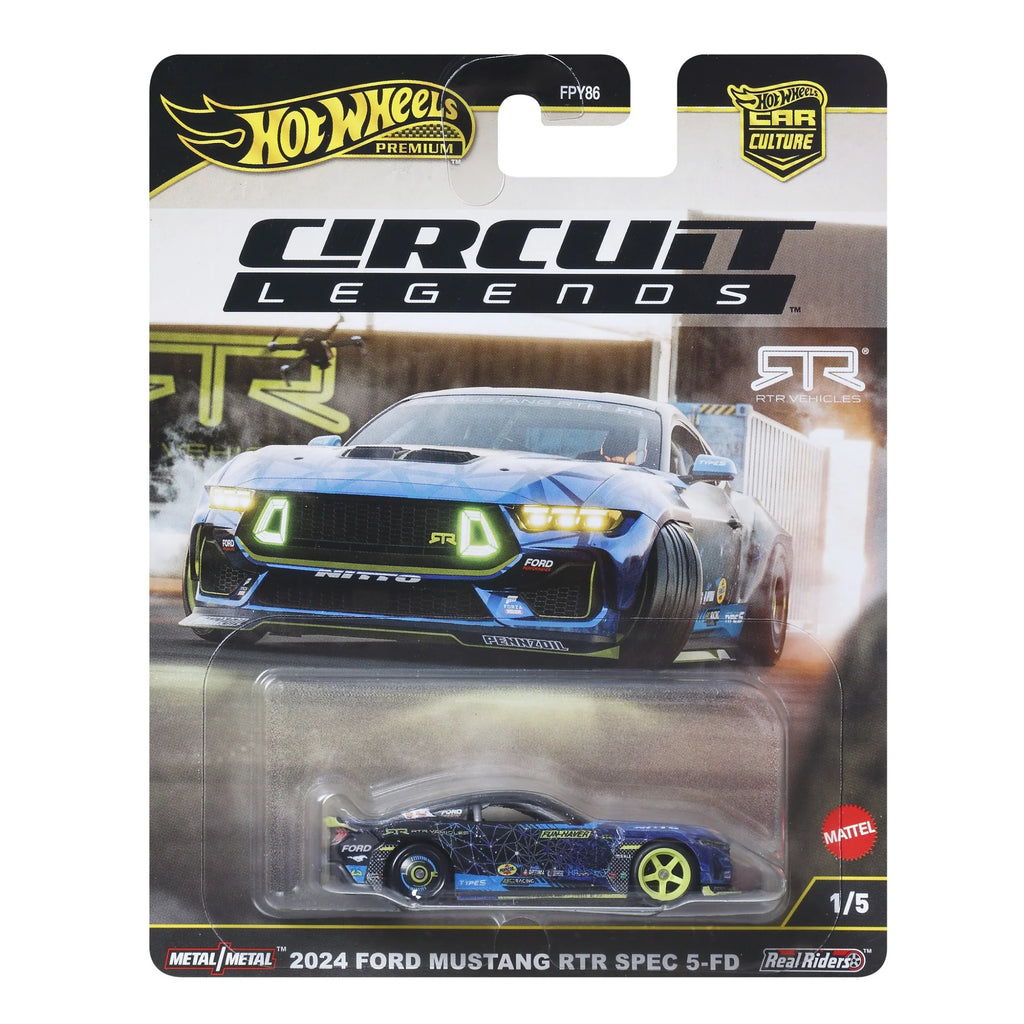 Hot Wheels Premium Car Culture Circuit Legends - 2024 Ford Mustang RTR Spec 5-FD (1/5)