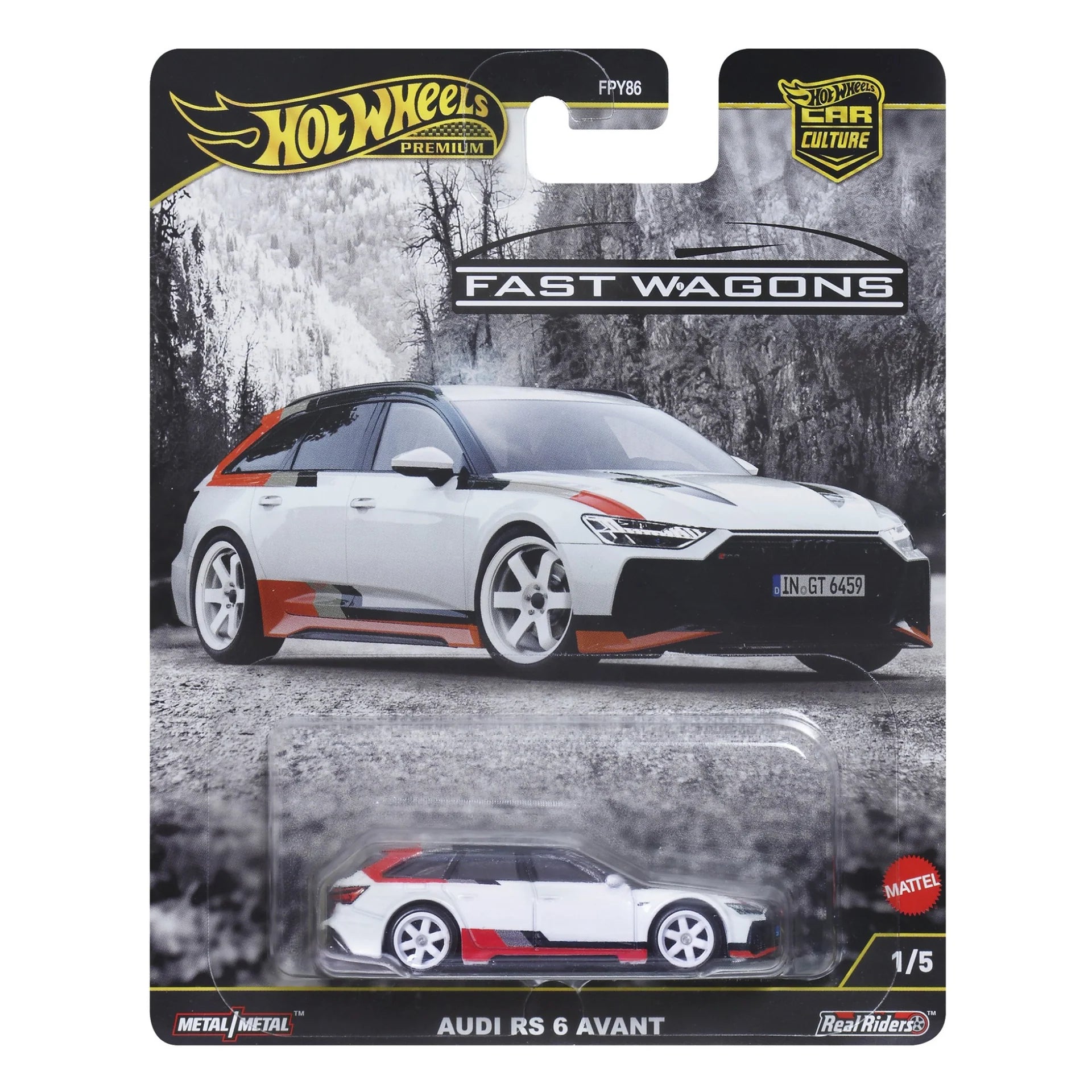 Hot Wheels Premium Car Culture Fast Wagons - Audi RS 6 Avant (1/5)