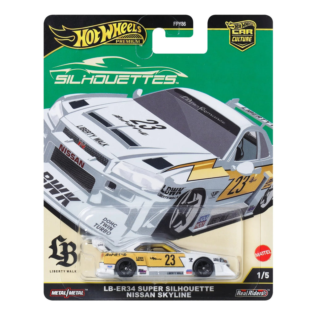 Hot Wheels Premium Car Culture Silhouettes - LB-ER34 Super Silhouette Nissan Skyline (1/5)
