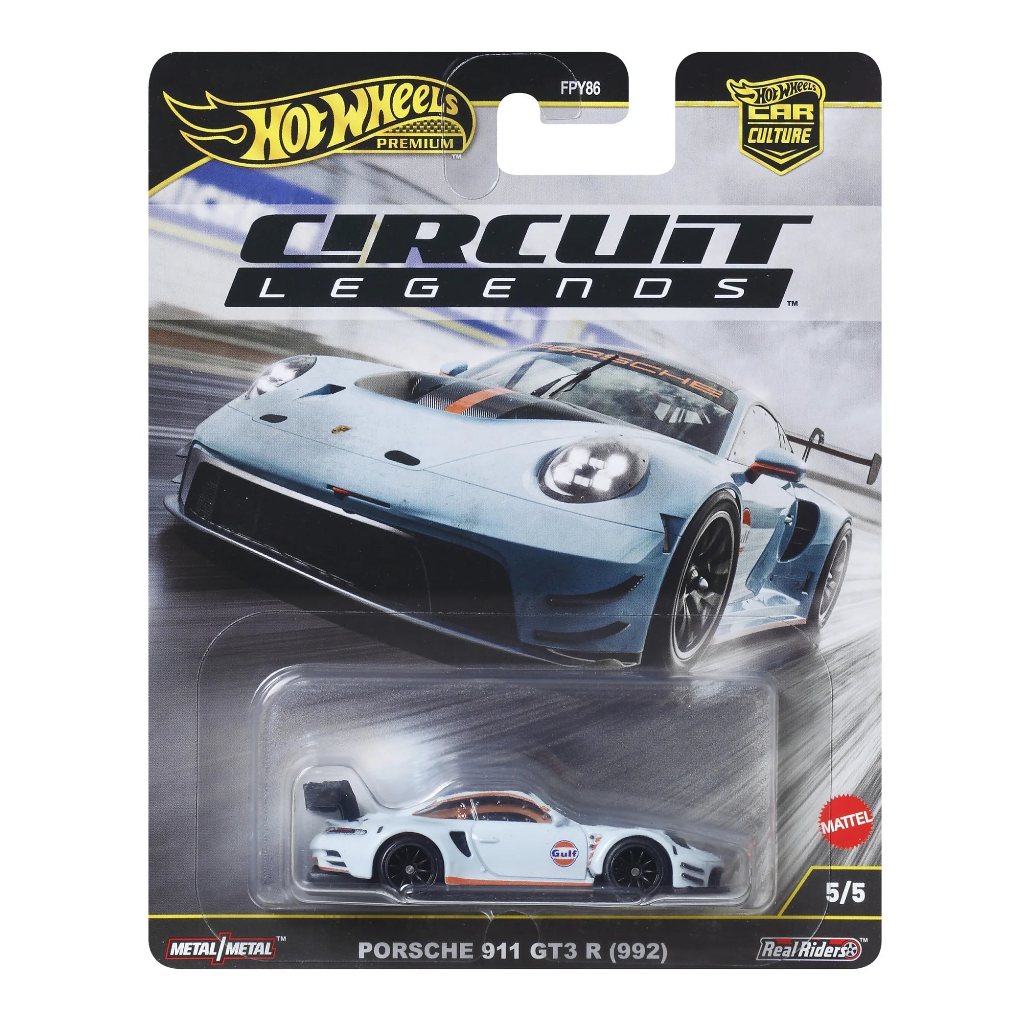 Hot Wheels Premium Car Culture - Circuit Legends Porsche 911 GT3 R (992) (5/5)
