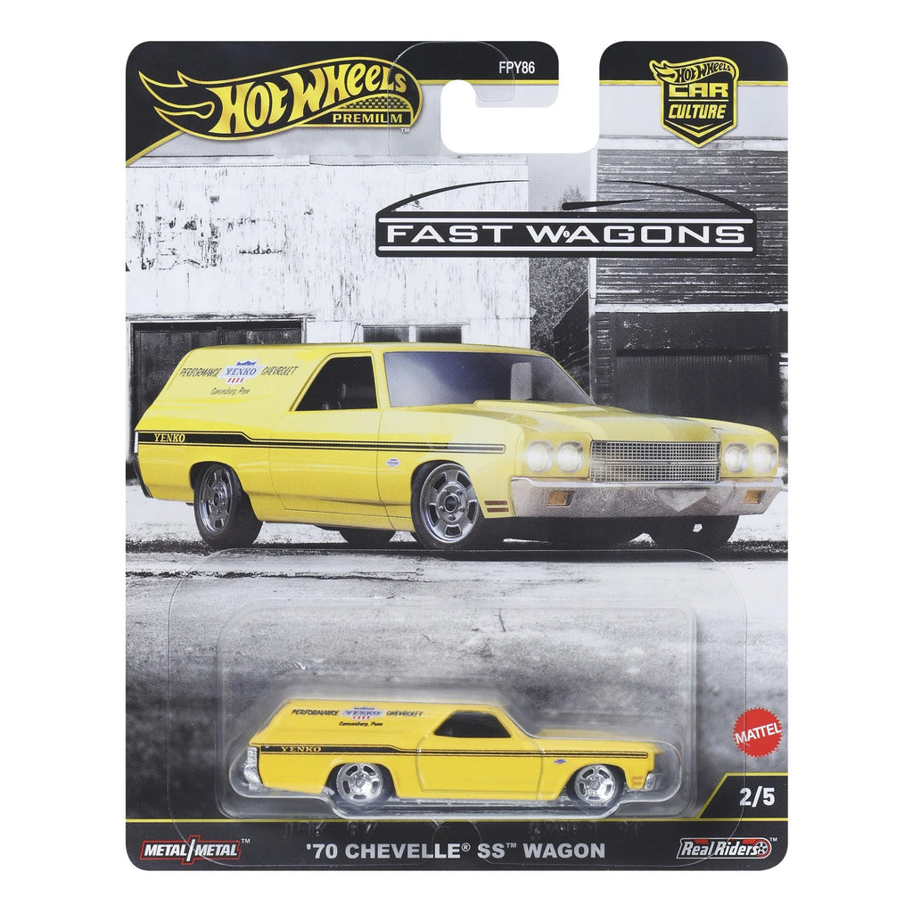 Hot Wheels Premium Car Culture Fast Wagons - '70 Chevelle SS Wagon (2/5)