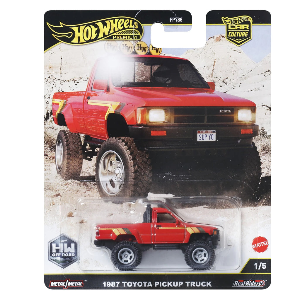 Hot Wheels Premium Car Culture Off Road -  1987 Toyota Pickup Truck (1/5)