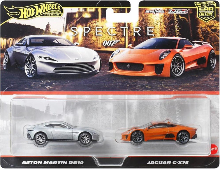 Hot Wheels Car Culture 2-Pack - Aston Martin DB10 & Jaguar C-X75