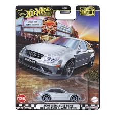 Hot Wheels Premium Boulevard 126 - 2008 Mercedes0Benz CLK 63 AMG Black Series