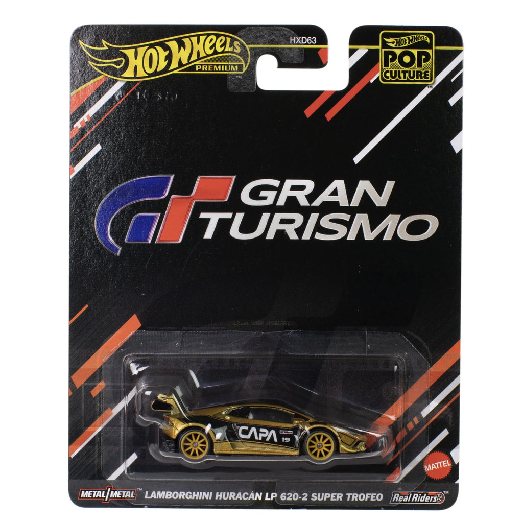 Hot Wheels Premium Pop Culture - Gran Turismo Lamboghini Huracan LP 620-2 Super Trofeo