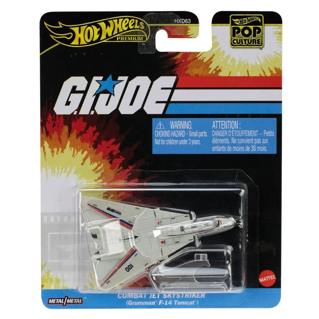 Hot Wheels Premium Pop Culture - G.I.Joe Combat Jet Skystriker (Grumman F-14 Tomcat)