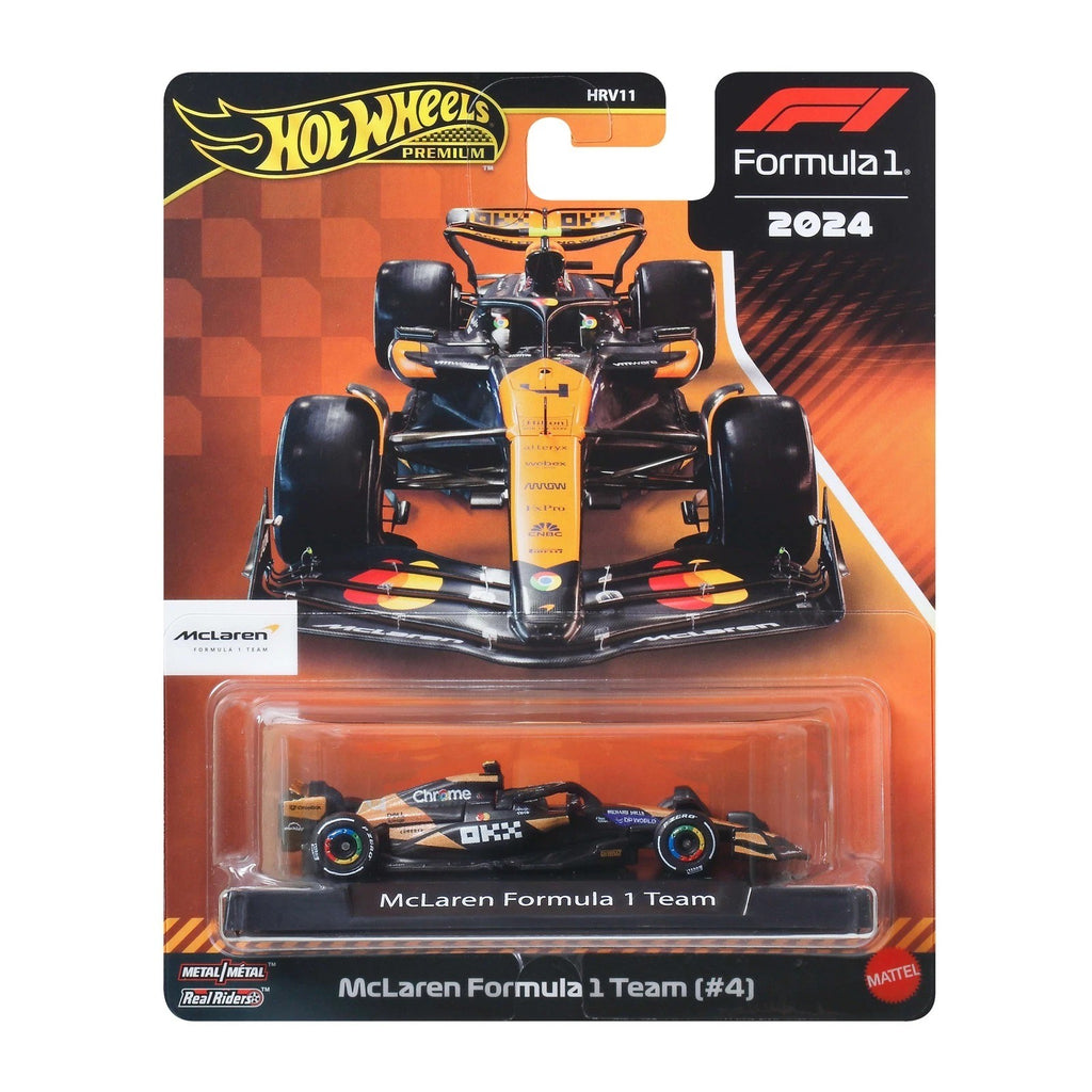 Hot Wheels Premium Formula 1 - McLaren Formula 1 Team (#4 Norris)