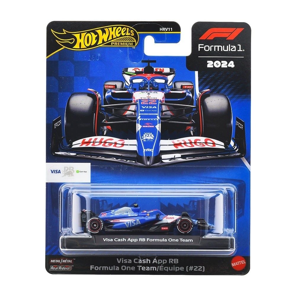 Hot Wheels Premium Formula 1 - Visa Cash App RB Formula One Team (#22 Tsunoda)