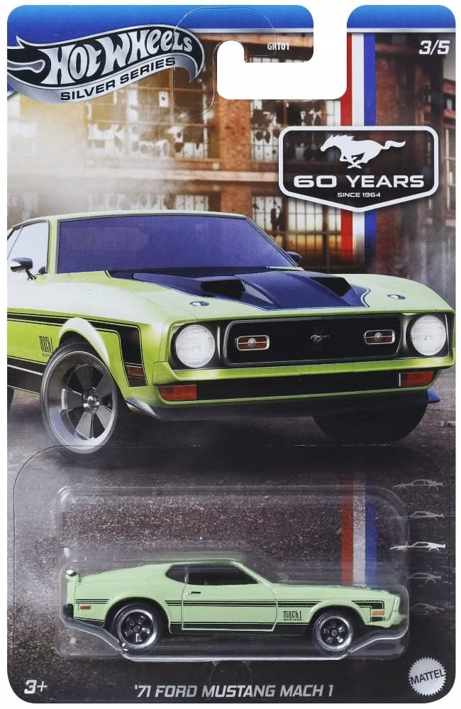 Hot Wheels Silver Series Mustang Celebration - '71 Ford Mustang Mach 1 (3/5)