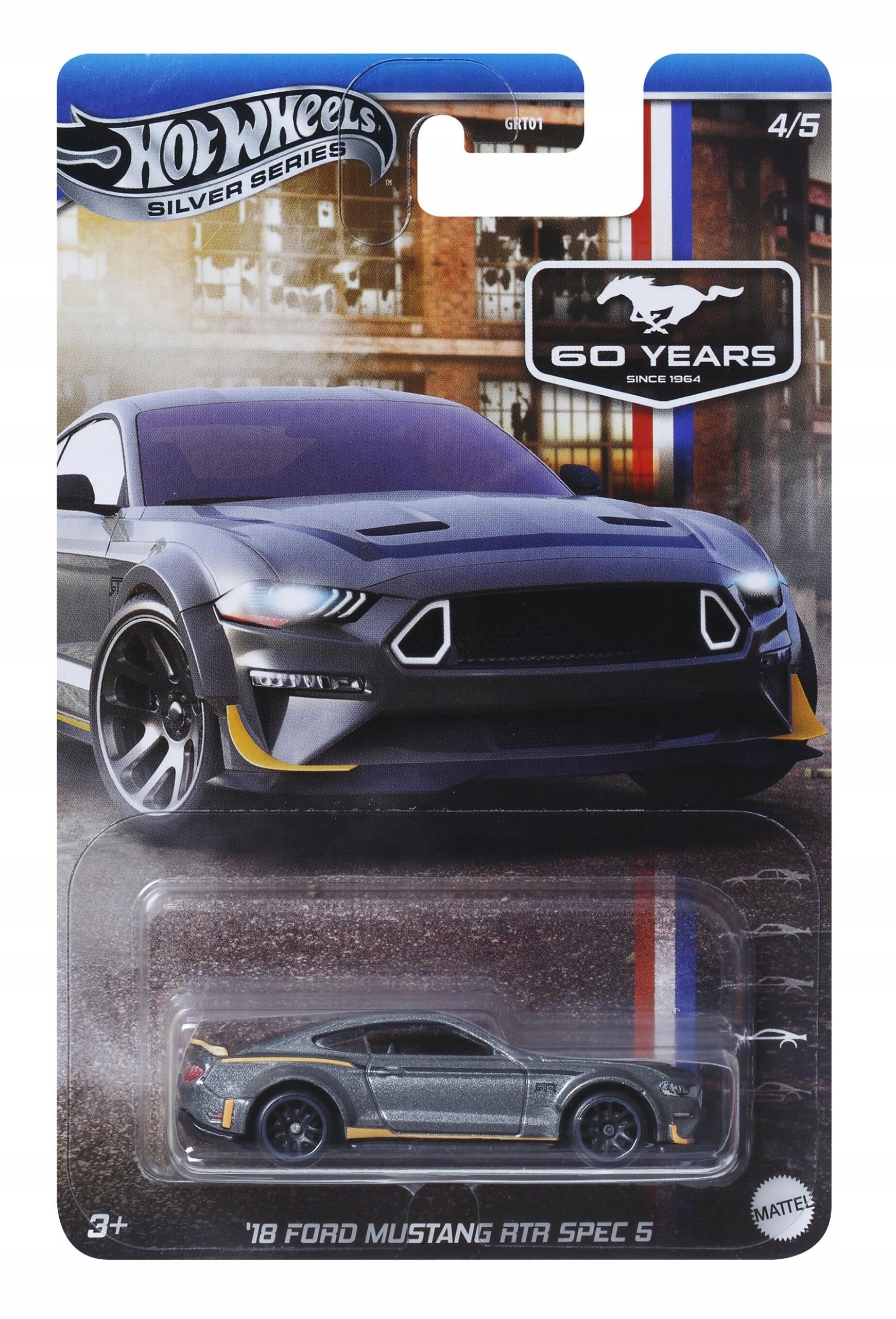 Hot Wheels Silver Series Mustang Celebration - '18 Ford Mustang RTR Spec 5 (4/5)