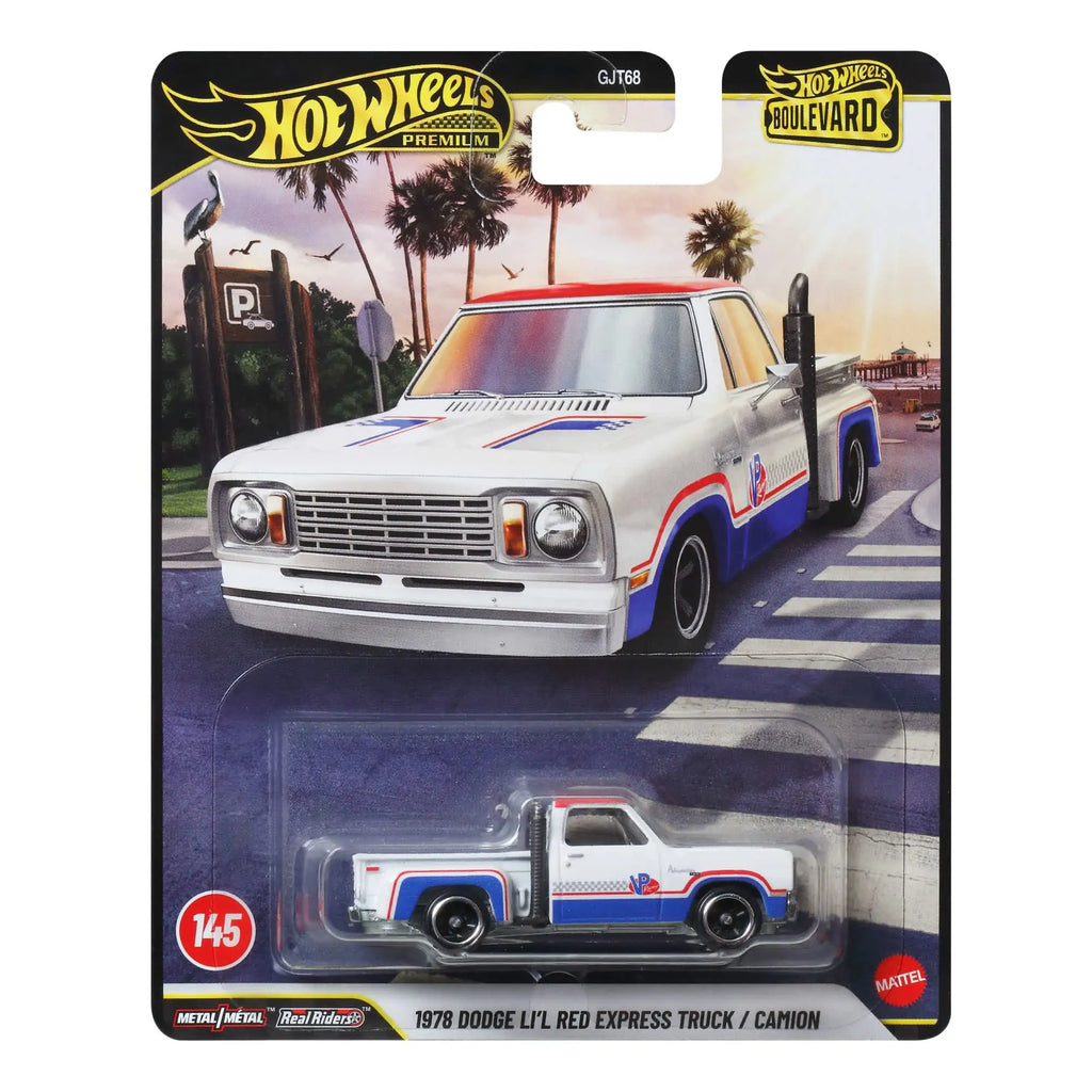 Hot Wheels Premium Boulevard 145 - 1978 Dodge Li'l Red Express Truck