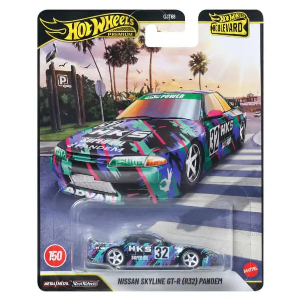 Hot Wheels Premium Boulevard 150 - Nissan Skyline GT-R (R32) Pandem