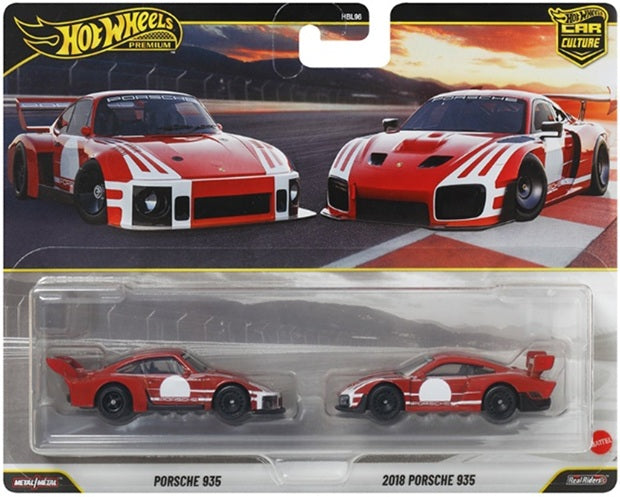 Hot Wheels Car Culture 2-Pack - Porsche 935 & 2018 Porsche 935