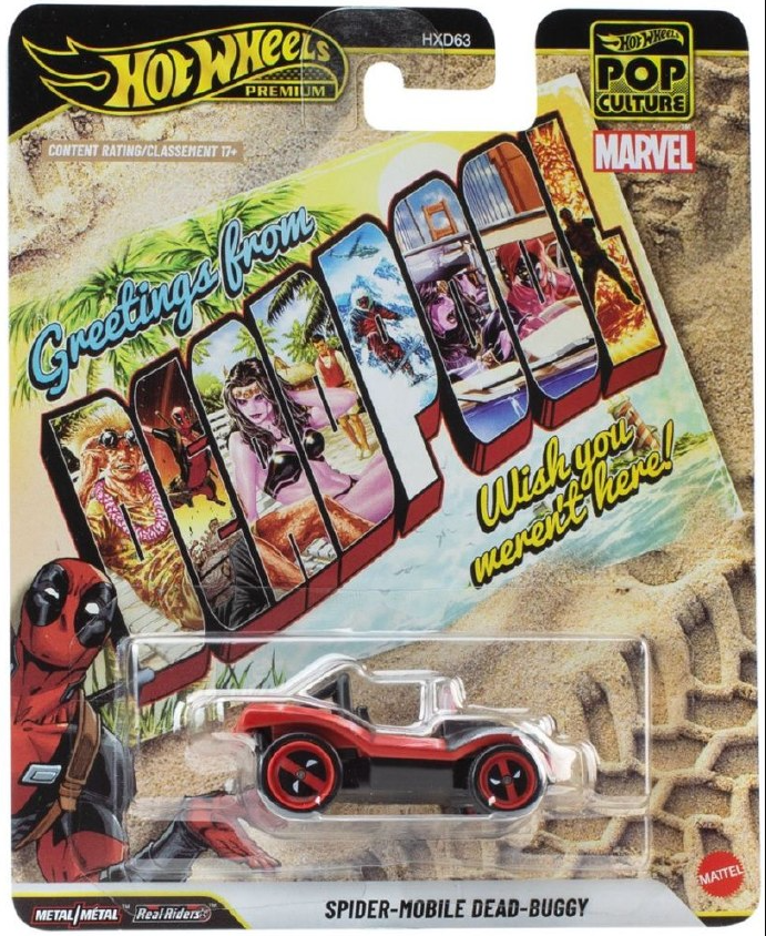 Hot Wheels Premium Pop Culture - Spider Mobile Dead Buggy
