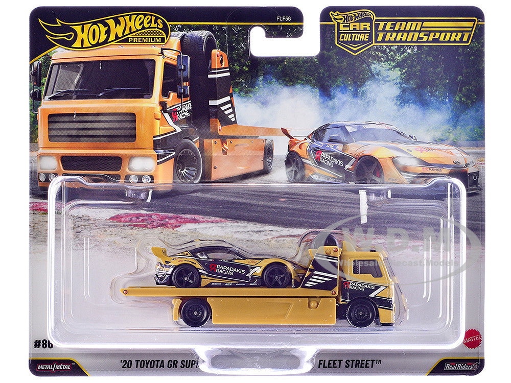 Hot Wheels Team Transport - #86 '20 Toyota GR Supra & Fleet Street