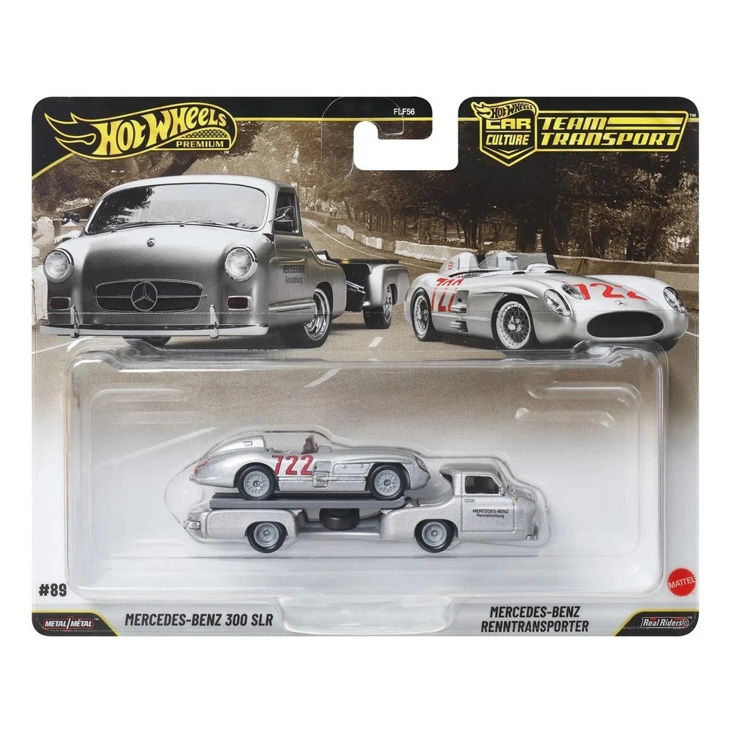 Hot Wheels Team Transport - #89 Mercedes-Benz SLR & Mercedes-Benz Renntransporter