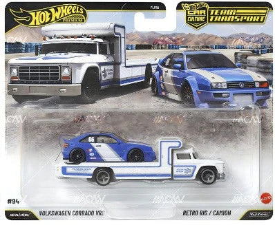 Hot Wheels Team Transport - #94 Volkswagen Corado VR6 & Retro Rig