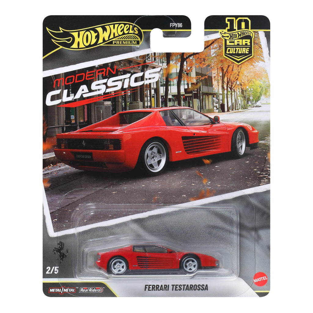 Hot Wheels Premium Car Culture - Ferrari Testarossa (Modern Classics 2/5)