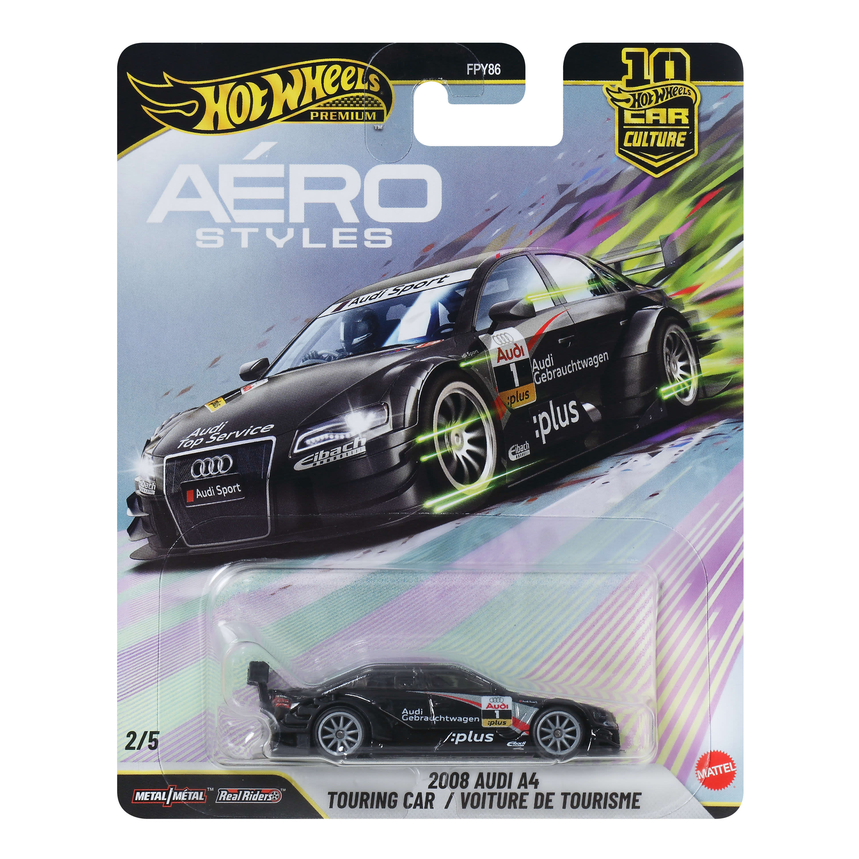 Hot Wheels Premium Car Culture Aéro Styles - 2008 Audi A4 Touring Car (2/5)