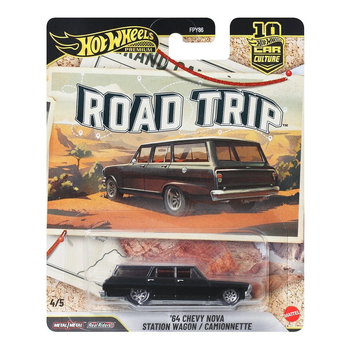 Hot Wheels Premium Road Trip - '64 Chevy Nova Station Wagon (4/5)