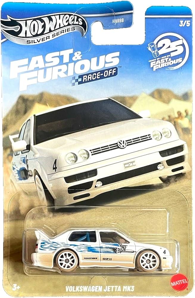 Hot Wheels Silver Series Fast & Furious - Volkswagen Jetta Mk3 (3/5)