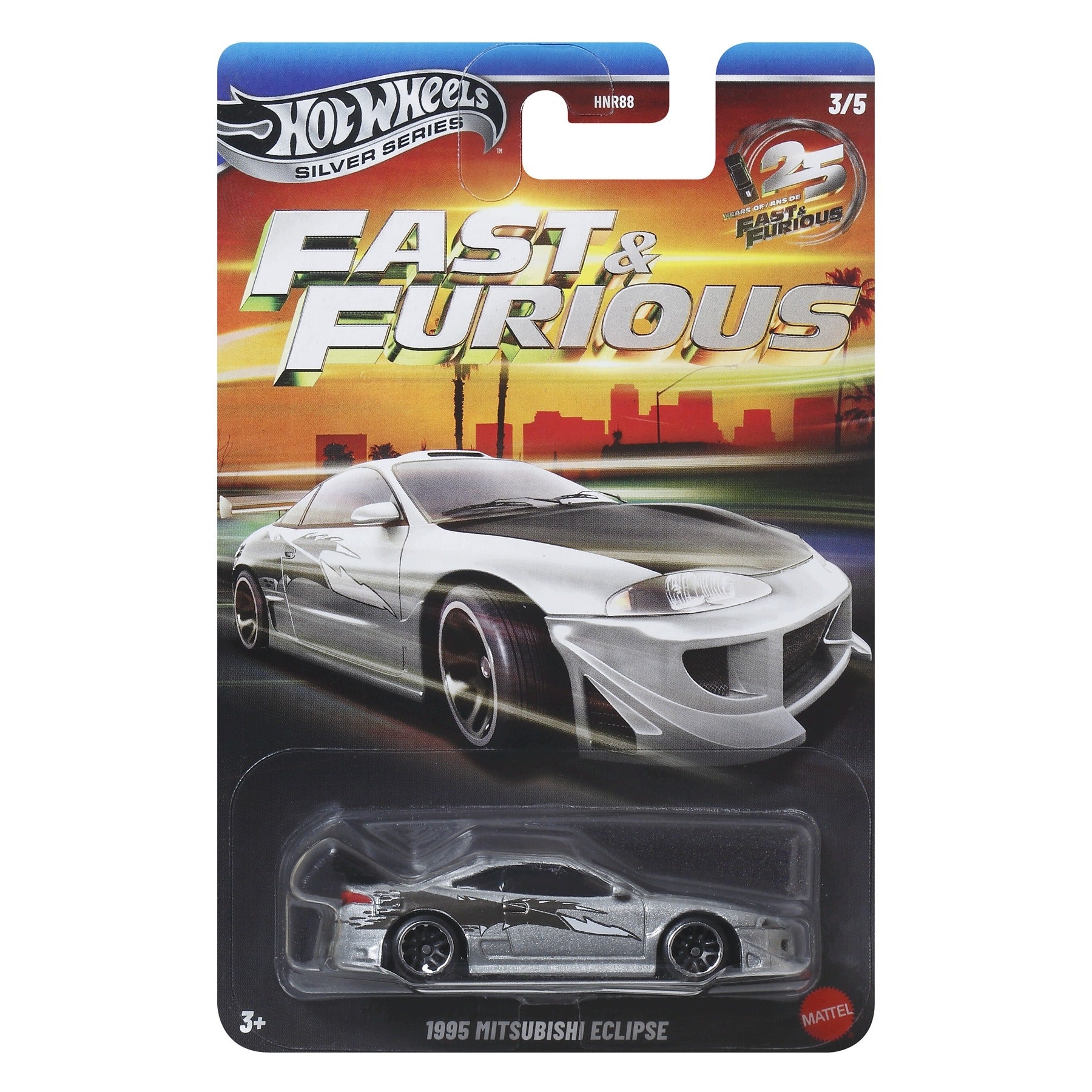 Hot Wheels Silver Series Fast & Furious - 1995 Mitsubishi Eclipse (3/5)