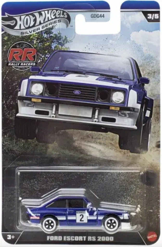 Hot Wheels Silver SeriesRally Racers - Ford Escort RS 2000 (3/5)